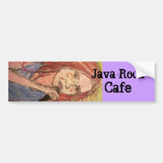 java rock café girl autoaufkleber (Vorne)