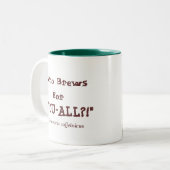 Java-Schrei-Tasse Zweifarbige Tasse (Vorderseite Links)