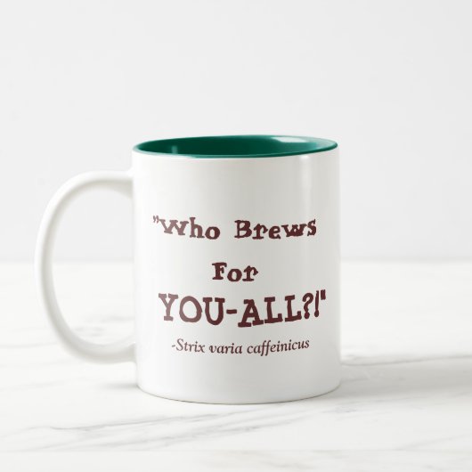 Java-Schrei-Tasse Zweifarbige Tasse (Links)