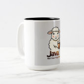 Java Sheep-Tasse Zweifarbige Tasse (Vorderseite Links)