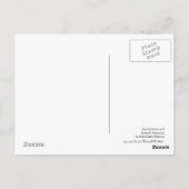 Java Sparrow und Kobushi Magnolia (von Hokusai) Postkarte (Rückseite)