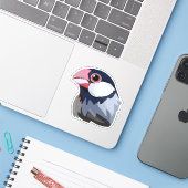 Java Sparrow - vereinfacht Aufkleber (Laptop mit iPhone)