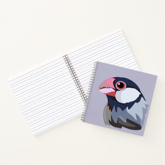 Java Sparrow - vereinfacht Notizblock (Innenseite)