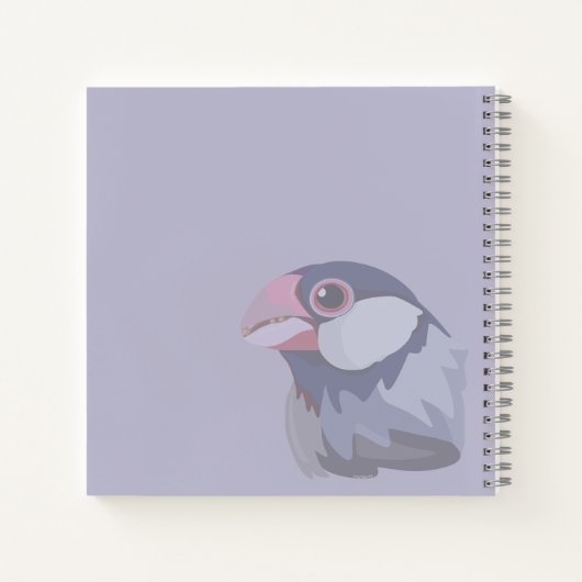 Java Sparrow - vereinfacht Notizblock (Rückseite)