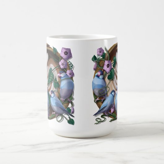 Java Sparrows, Java Coffee Kaffeetasse (Mittel)