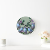 Java sparrows  runde wanduhr (Zuhause)