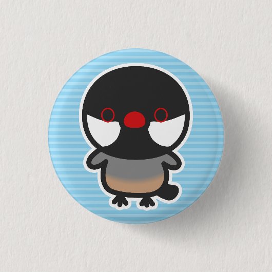 Java-Spatz Button (Vorderseite)