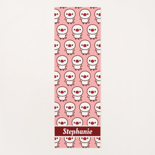 Java-Spatz Yogamatte (Vorderseite)