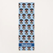 Java-Spatz Yogamatte (Vorderseite)