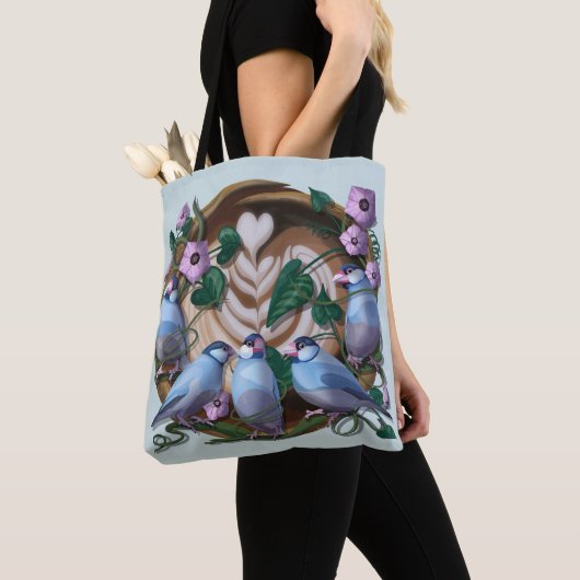 Java-Sperlinge, Java-Kaffee Tasche (Von Nahem)