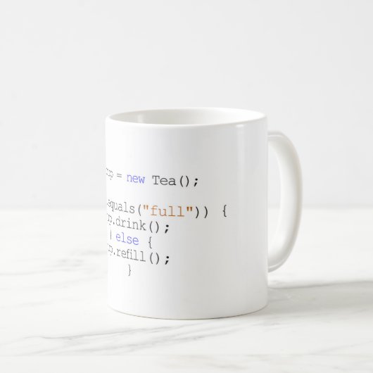 Java-Tasse Kaffeetasse (VorderseiteRechts)