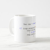 Java-Tasse Kaffeetasse (Vorderseite Links)