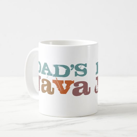 Java-Tasse von Papa Kaffeetasse (Vorderseite Links)