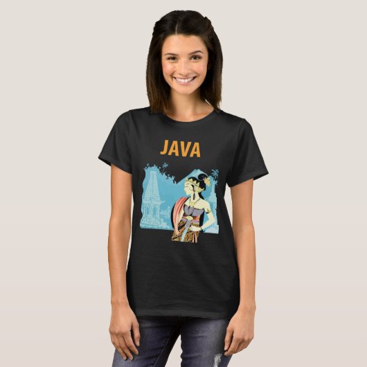 Java Temple T-Shirt (Vorne ganz)