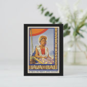 Java und Bali Inseln der Romance Postkarte (Stehend Vorderseite)