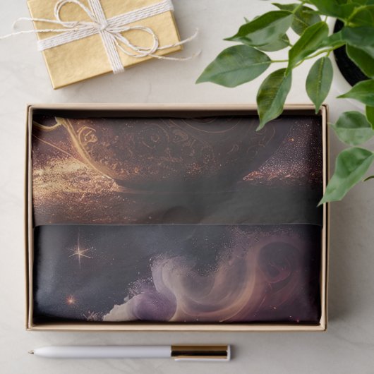 Java-Universum, Dampfkaffeestars Seidenpapier (Geschenk)