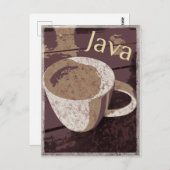 Java Vintag Postkarte (Vorne/Hinten)
