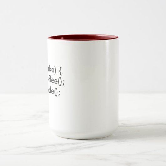 Java während (wachen Sie) auf, Tasse (Zentrum)