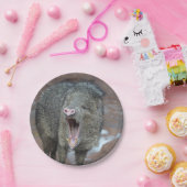 Javalina mit seinem Mund Wide Open Pappteller (Party)