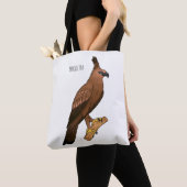 Javan hawk eagle bird cartoon illustration tasche (Von Nahem)