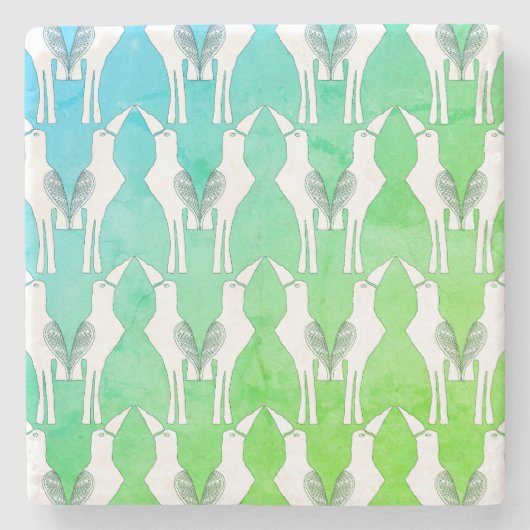 Javan Myna Bird Untersetzer (Vorderseite)