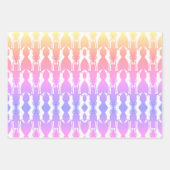 Javan Myna Bird Wrapping Paper Flat Sheet Set 3 Geschenkpapier Set (Vorderseite 2)