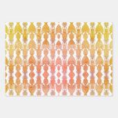 Javan Myna Bird Wrapping Paper Flat Sheet Set 3 Geschenkpapier Set (Vorderseite)