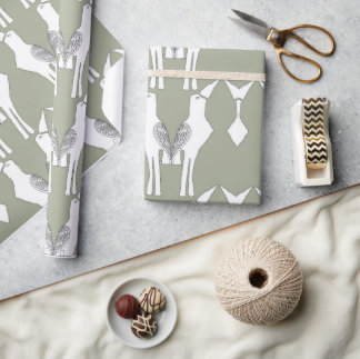 Javan Myna Bird - Wrapping Paper Geschenkpapier