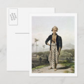 Javan of the Lower Class, 2 from Vol. Postkarte (Vorne/Hinten)
