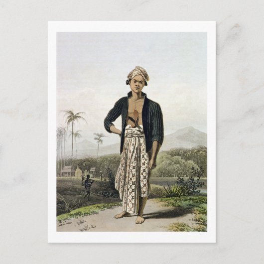 Javan of the Lower Class, 2 from Vol. Postkarte (Vorderseite)