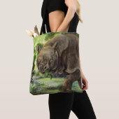 Javan Rhino Art Tasche (Von Nahem)