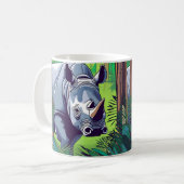 Javan Rhino Tasse (Vorderseite Links)