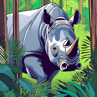 Javan Rhino Tasse