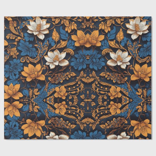 Javanese Batik Muster Packpapier (Flach)