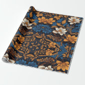 Javanese Batik Muster Packpapier (Ungerollt)
