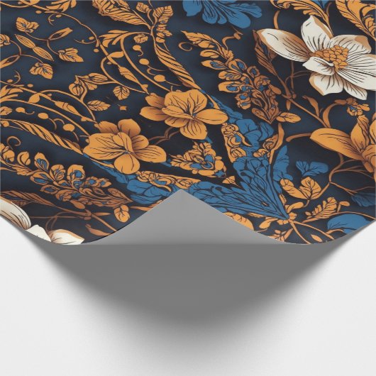 Javanese Batik Muster Packpapier (Ecke)