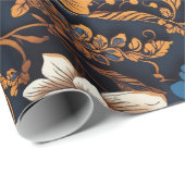 Javanese Batik Muster Packpapier (Rolleneckpunkt)