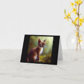 Javanese Cat Karte (Gelbe Blume)