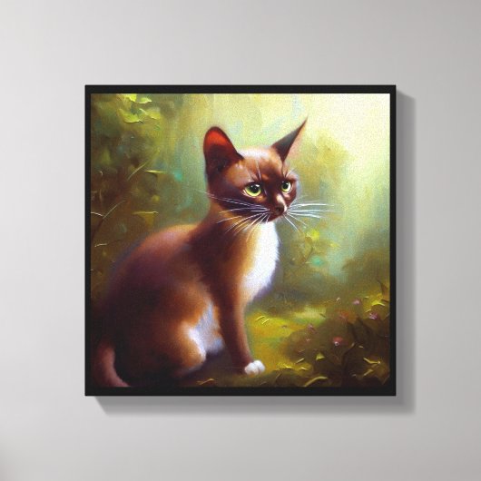 Javanese Cat Leinwanddruck (Vorderseite)