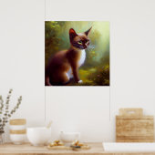 Javanese Cat Poster (Küche)