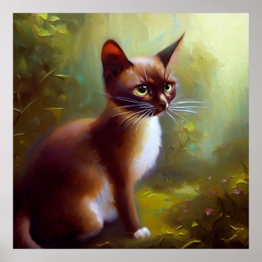 Javanese Cat Poster (Vorne)