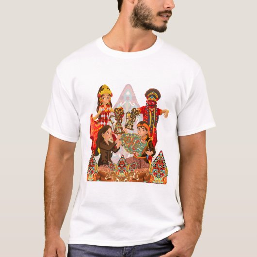 Javanesisches Kulturprogramm T-Shirt (Vorderseite)