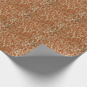Javanisches Blumenmuster: gewebte Textur. Geschenkpapier (Ecke)