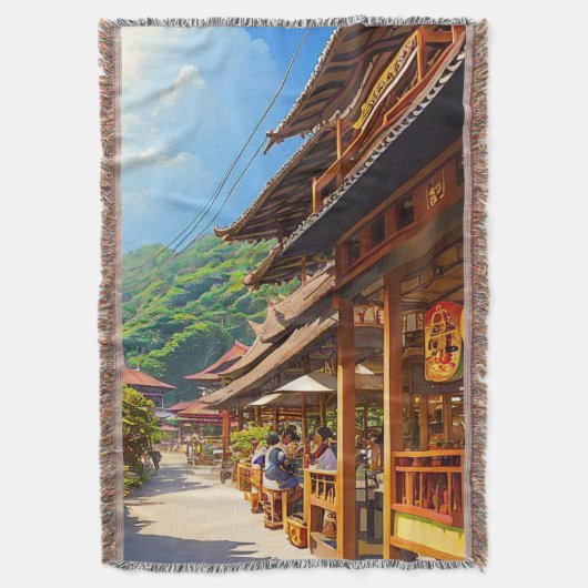 Javanisches Kaffeehaus Decke (Vorderseite Vertikal)