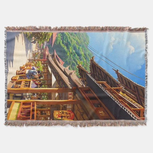 Javanisches Kaffeehaus Decke (Vorderseite)