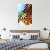 Javanisches Kaffeehaus Leinwanddruck (Insitu (Schlafzimmer))