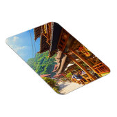 Javanisches Kaffeehaus Magnet (Rechte Seite)