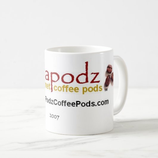 JavaPodz 11-Unze-sammelbare Tasse 2007 (VorderseiteRechts)