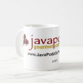 JavaPodz 11-Unze-sammelbare Tasse 2007 (Vorderseite Links)