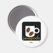 JavaPodz 2008 Kühlschrank Magnet (Vorderseite/Rückseite)